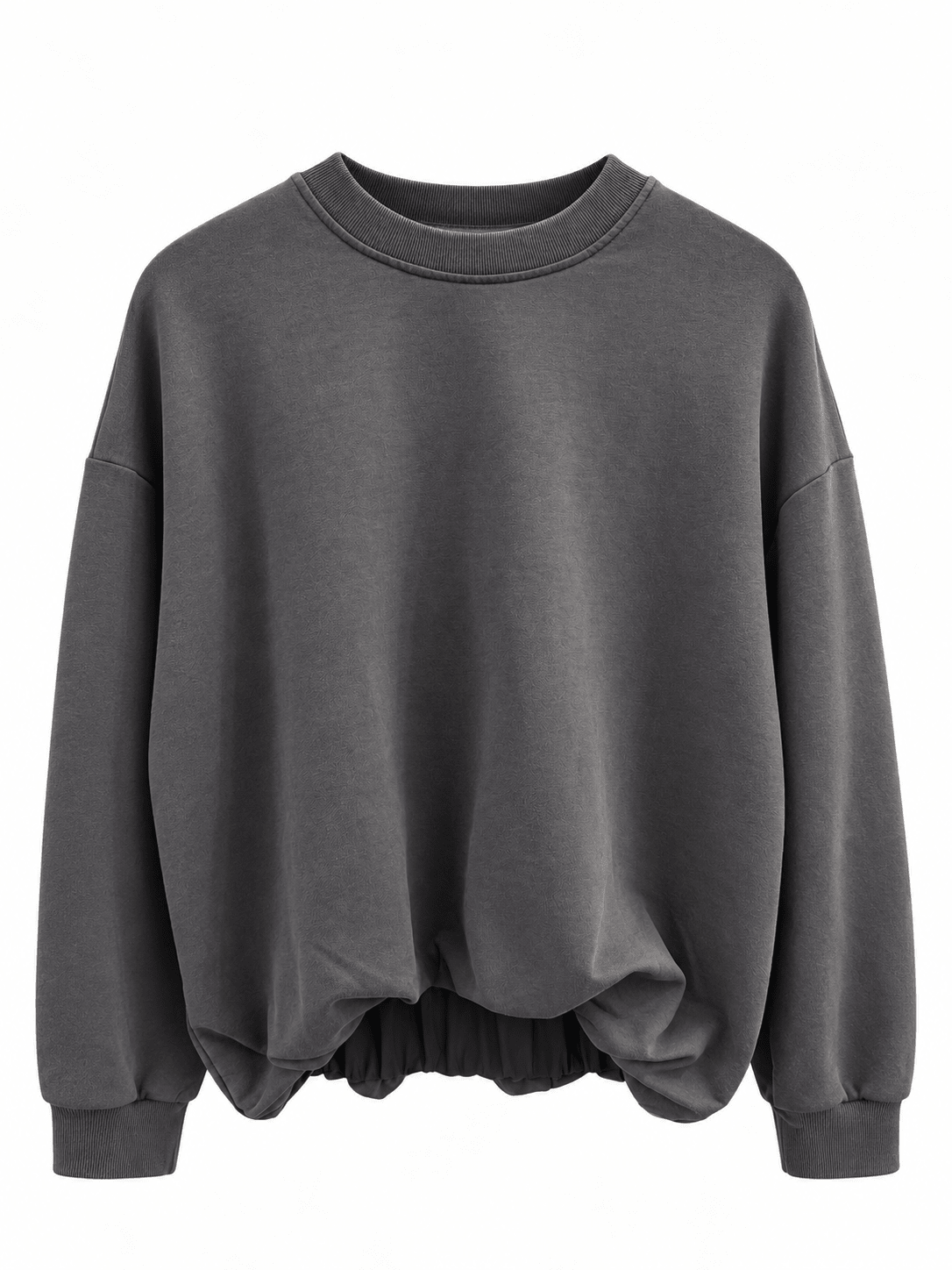 Sweat ample bouffant gris - Léone