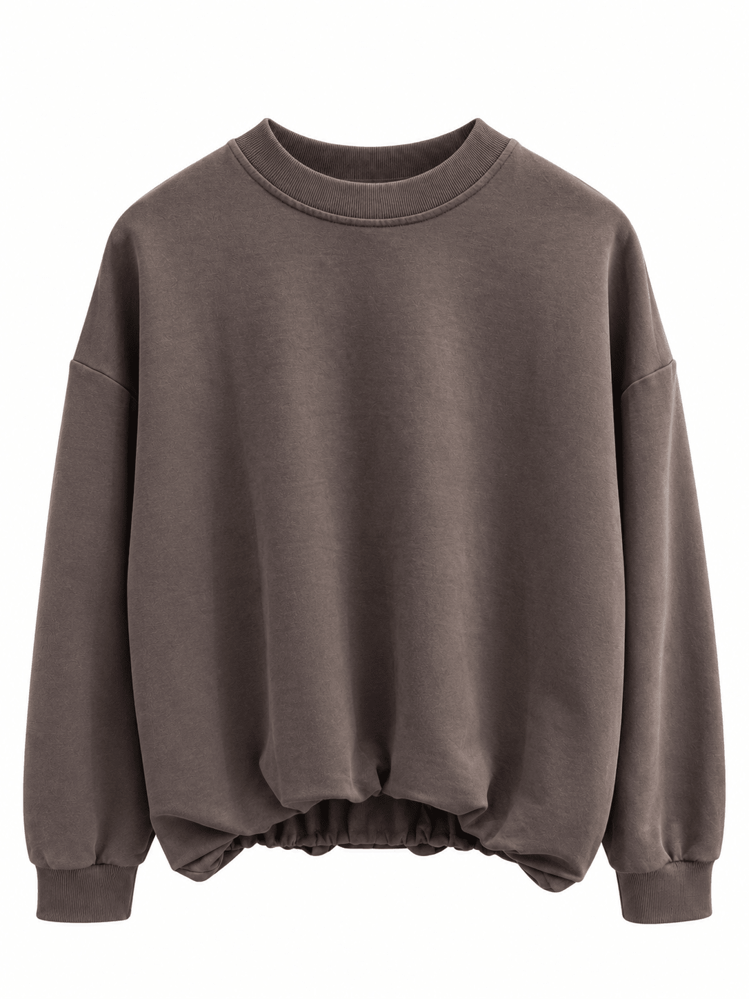 Sweat ample bouffant marron - Léone