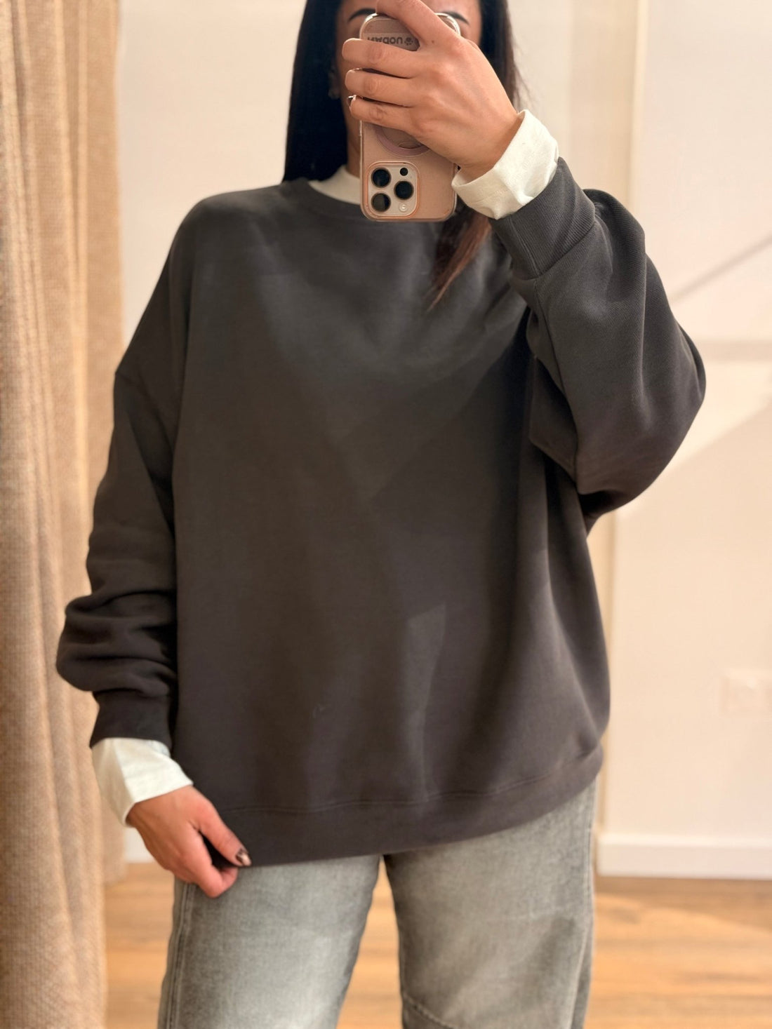 Sweat Darel anthracite - Léone