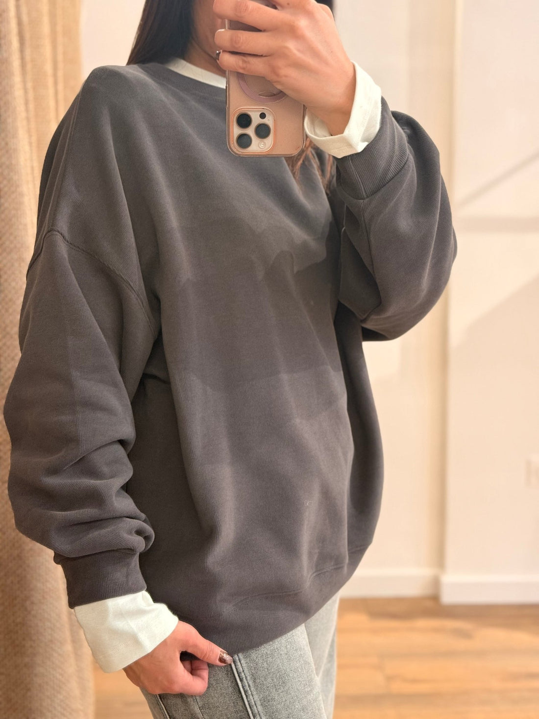 Sweat Darel anthracite - Léone