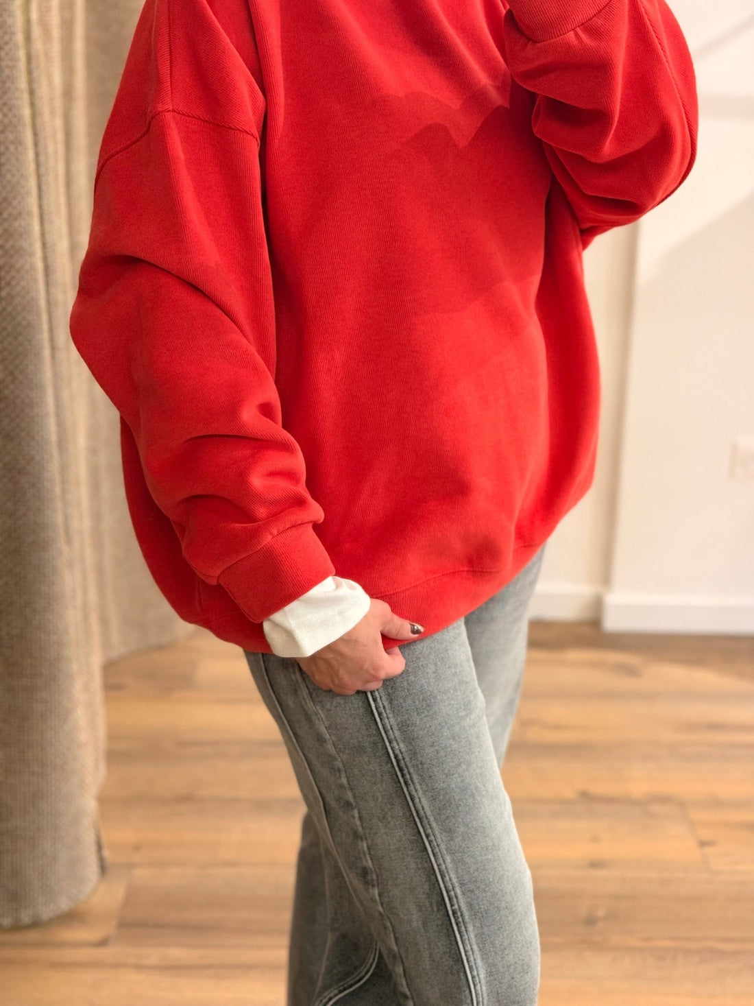 Sweat Darel corail - Léone