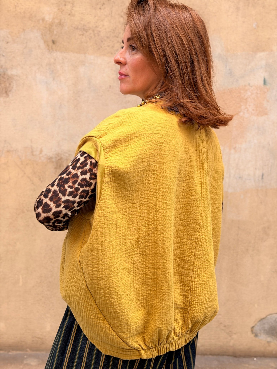 Sweat sans manches Olive - Léone