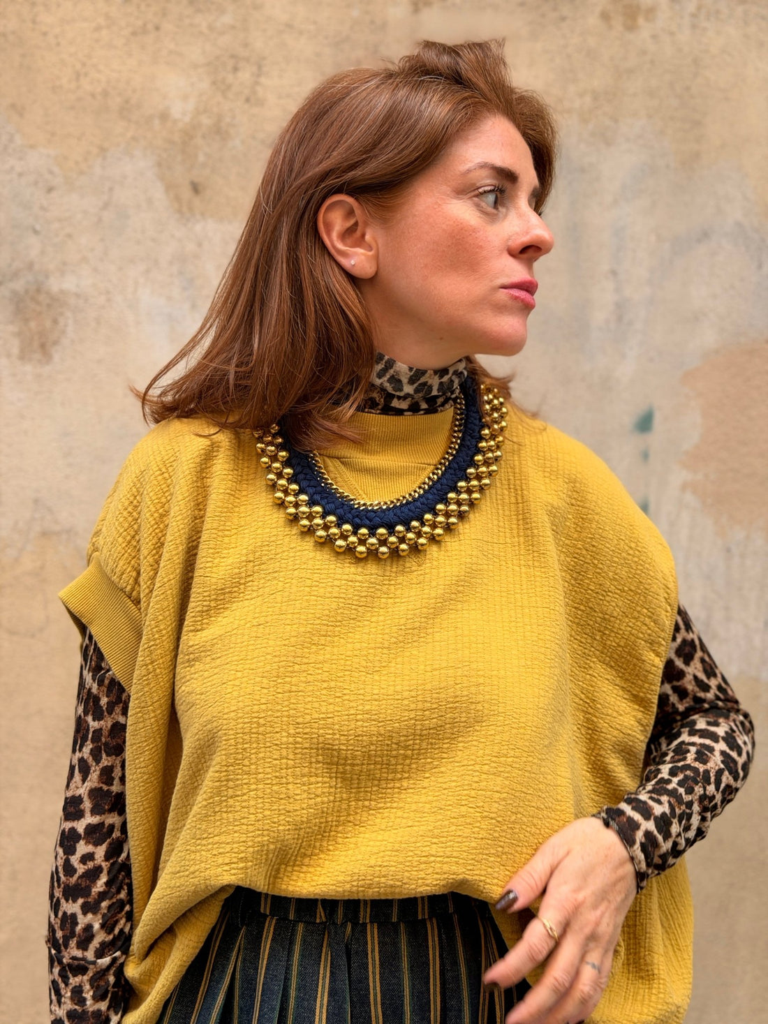 Sweat sans manches Olive - Léone