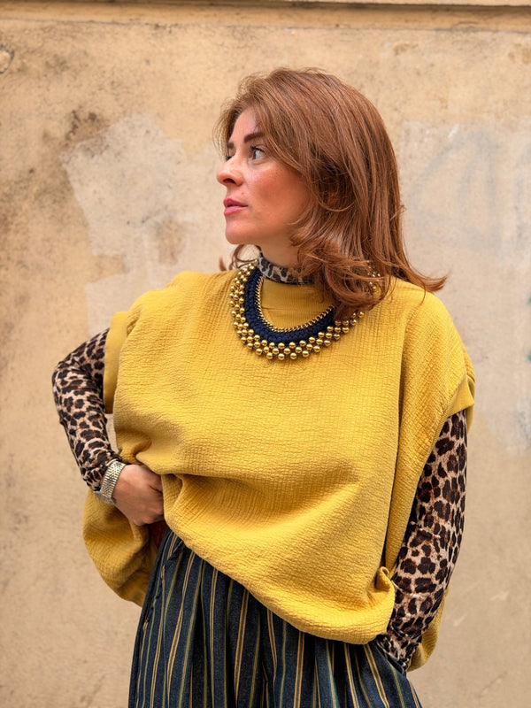 Sweat sans manches Olive - Léone