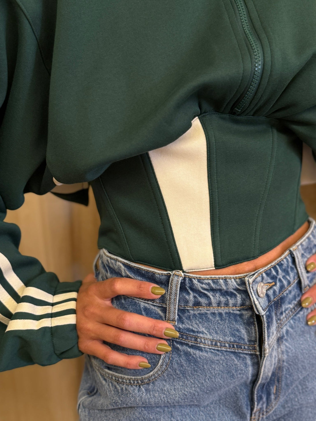 Sweat Victoria vert - Léone