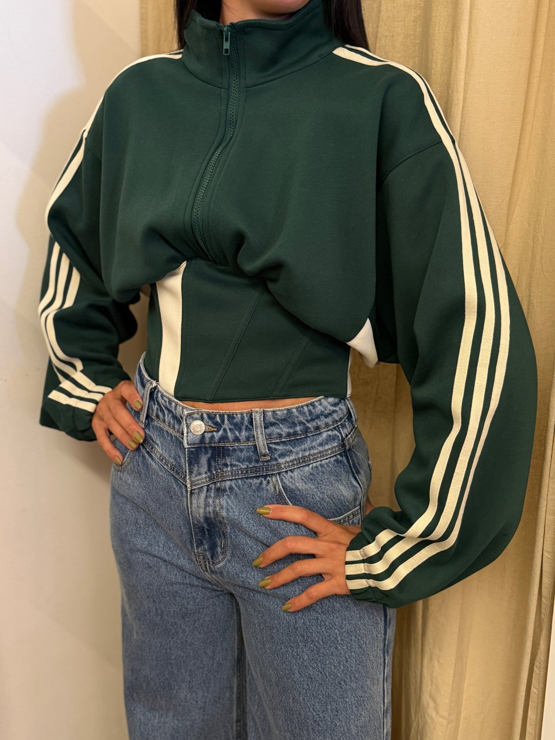 Sweat Victoria vert - Léone