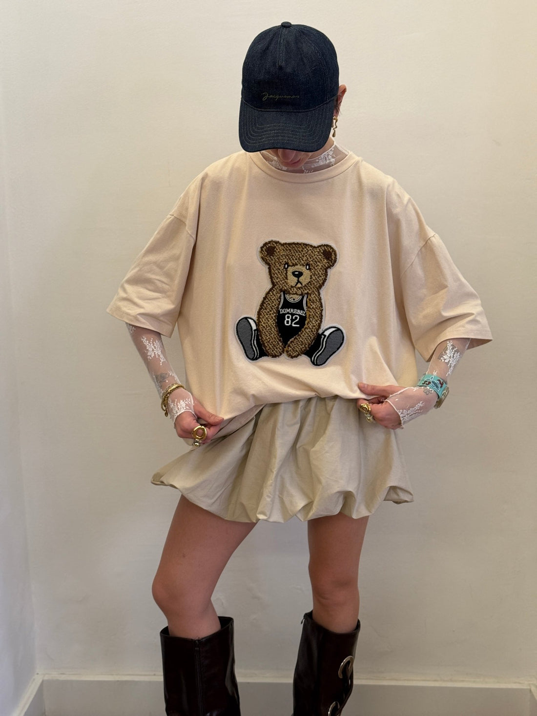 T-shirt Teddy beige - Léone