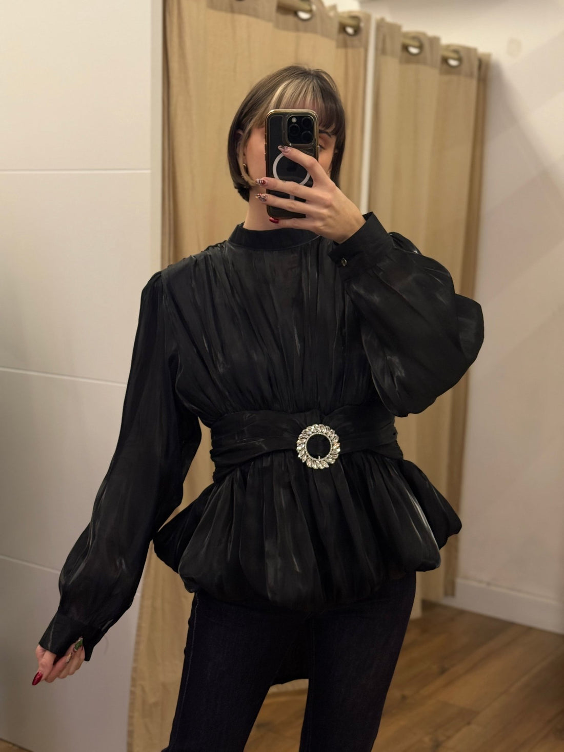 Top claudia noir - Léone