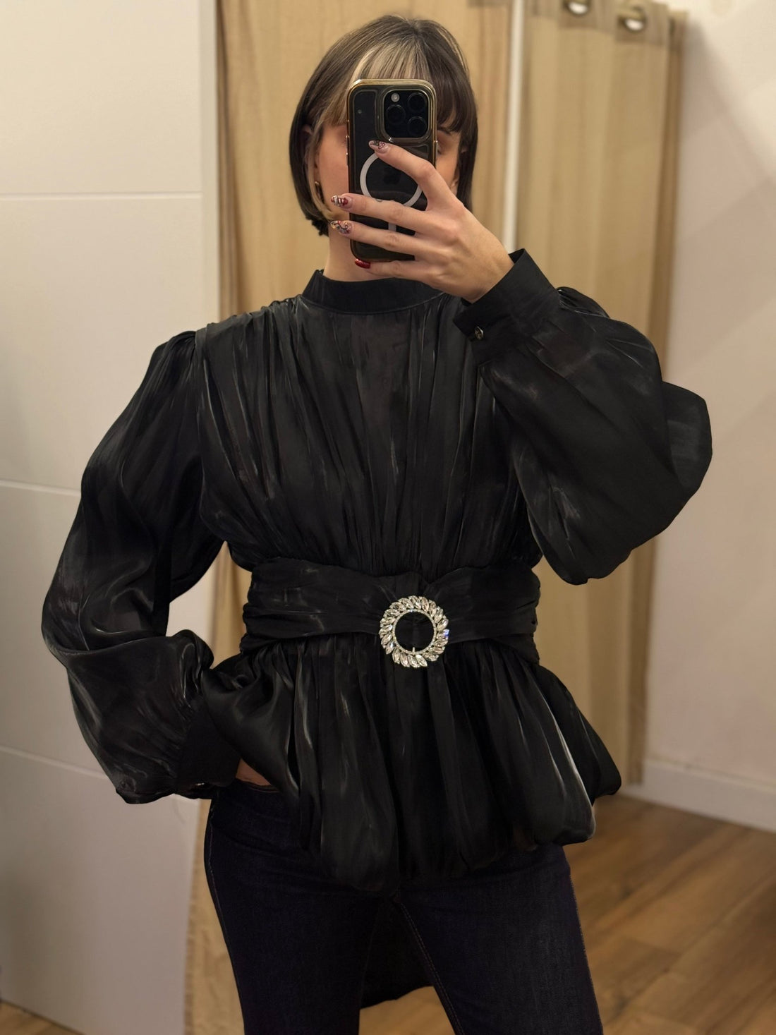 Top claudia noir - Léone