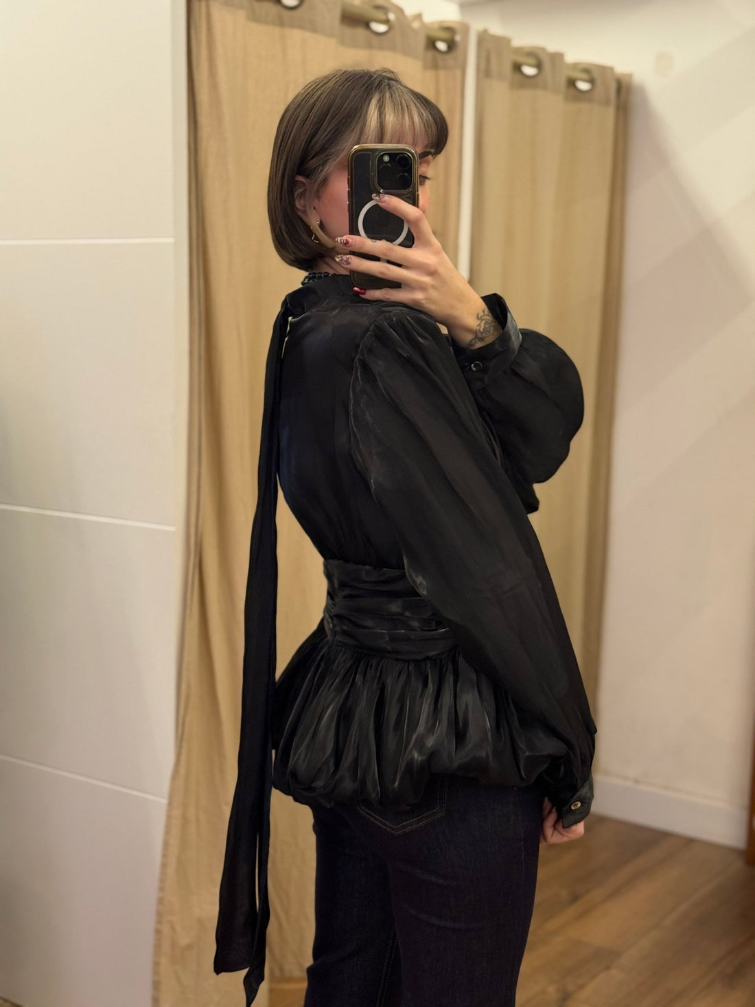 Top claudia noir - Léone