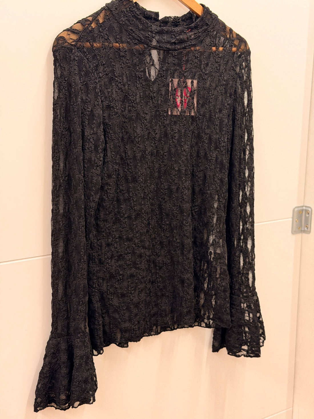 Top en dentelle Annette noir - Léone