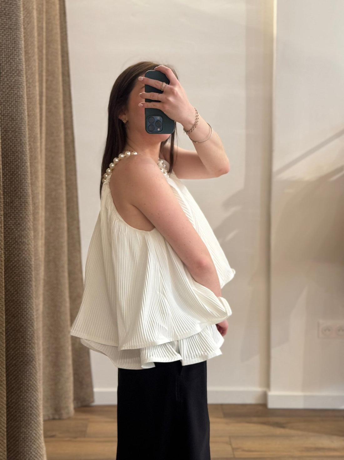 Top esmée blanc - Léone