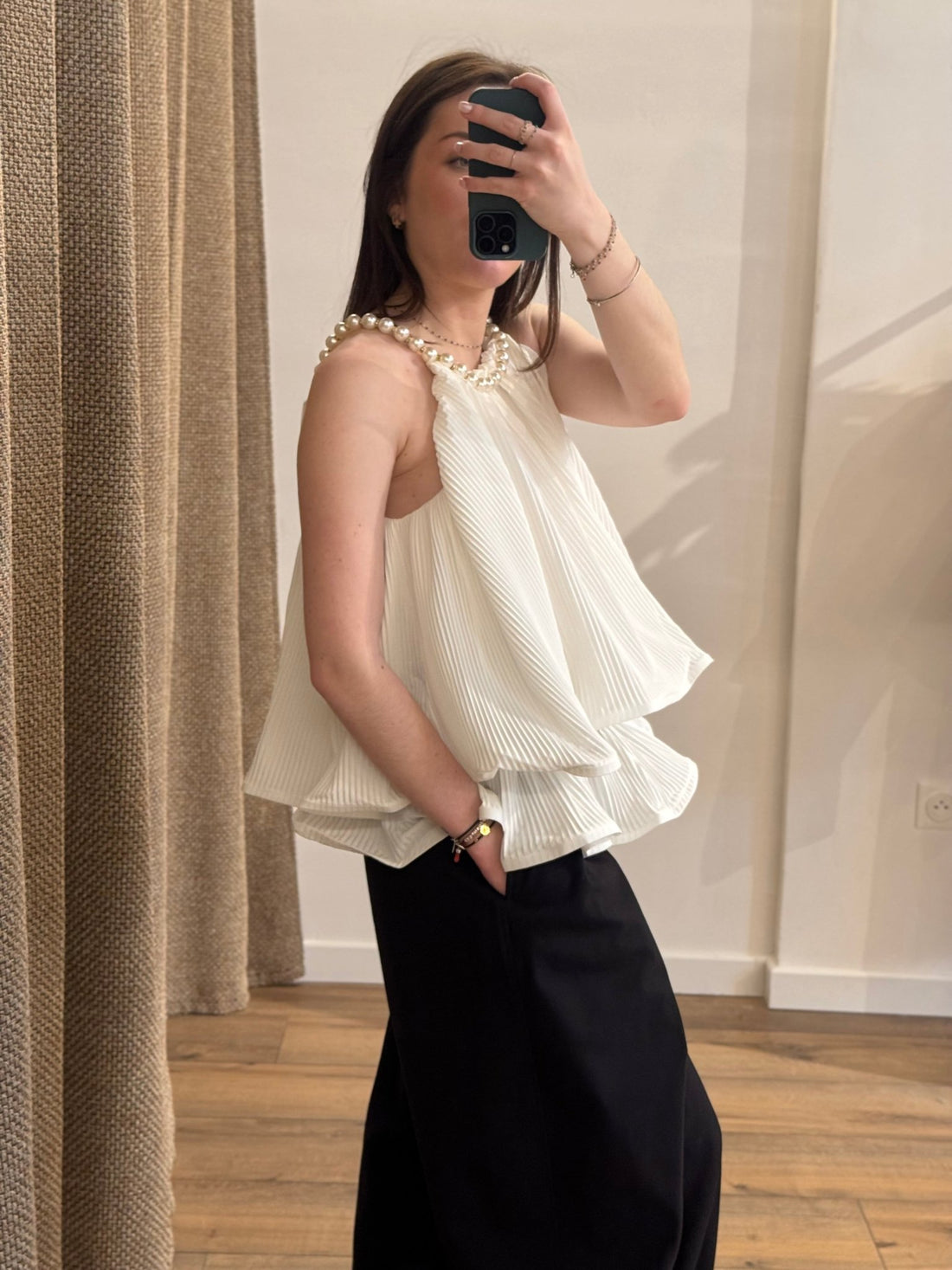 Top esmée blanc - Léone