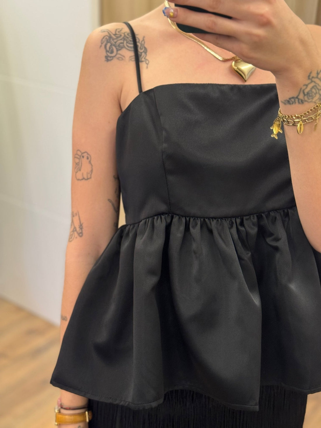 Top Kristy noir - Léone