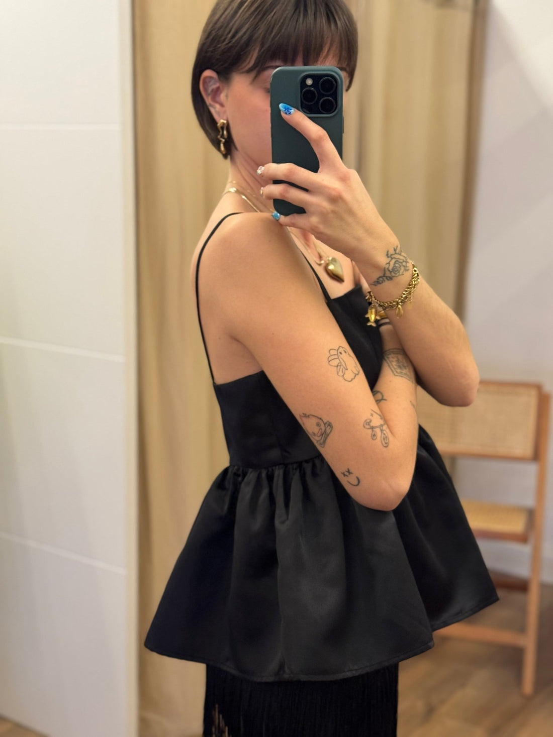 Top Kristy noir - Léone