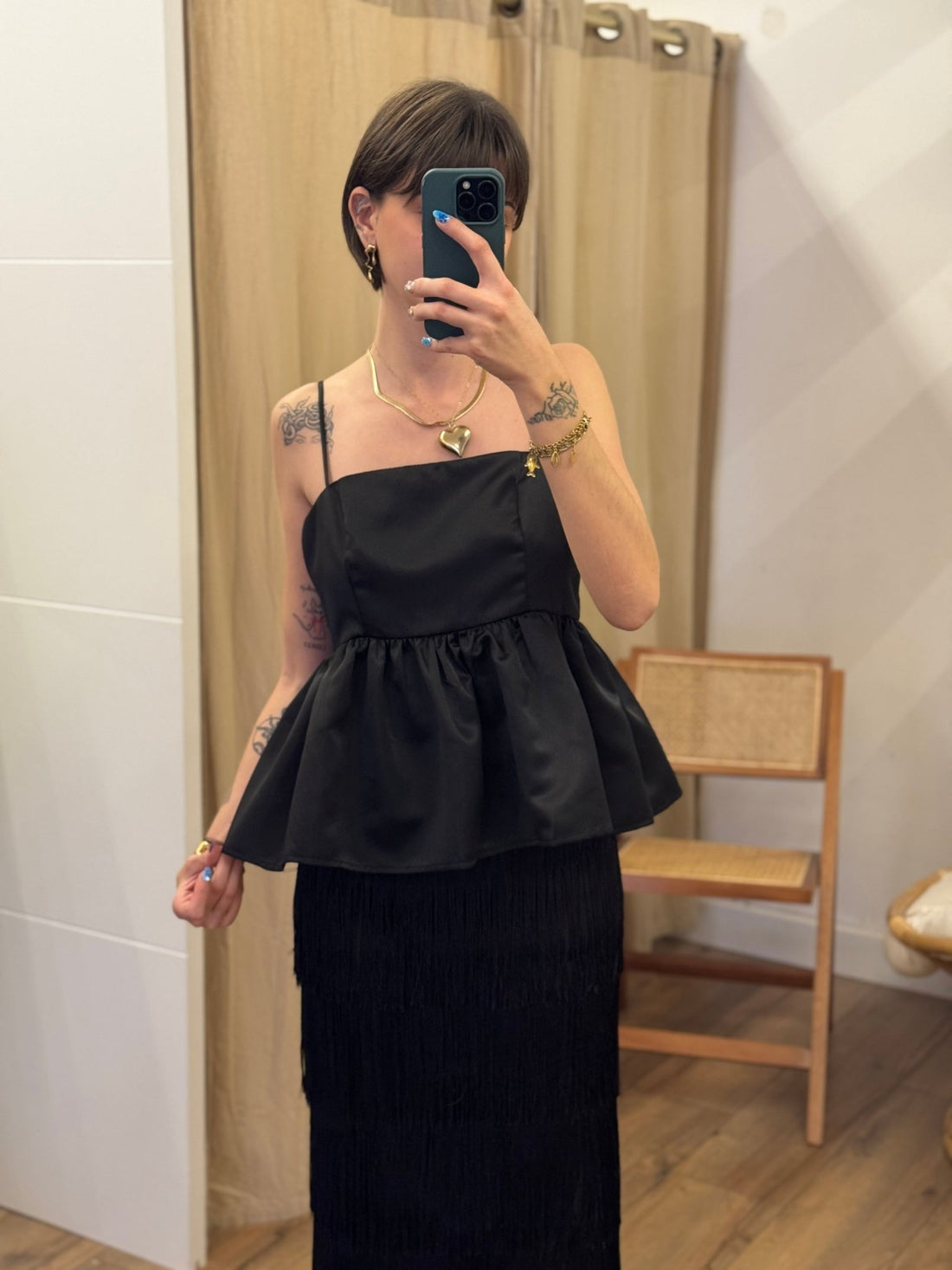 Top Kristy noir - Léone