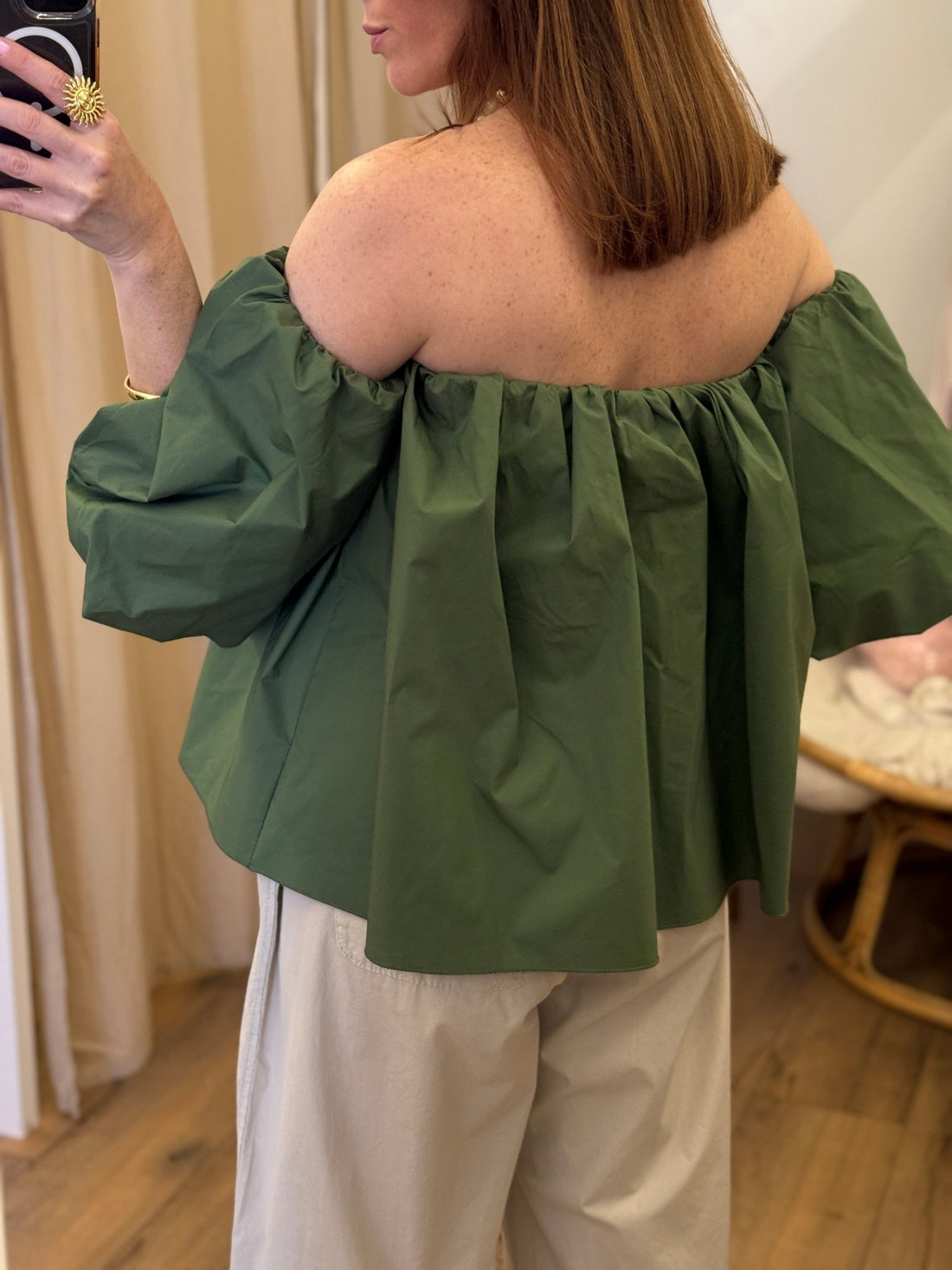 Top Lola vert - Léone