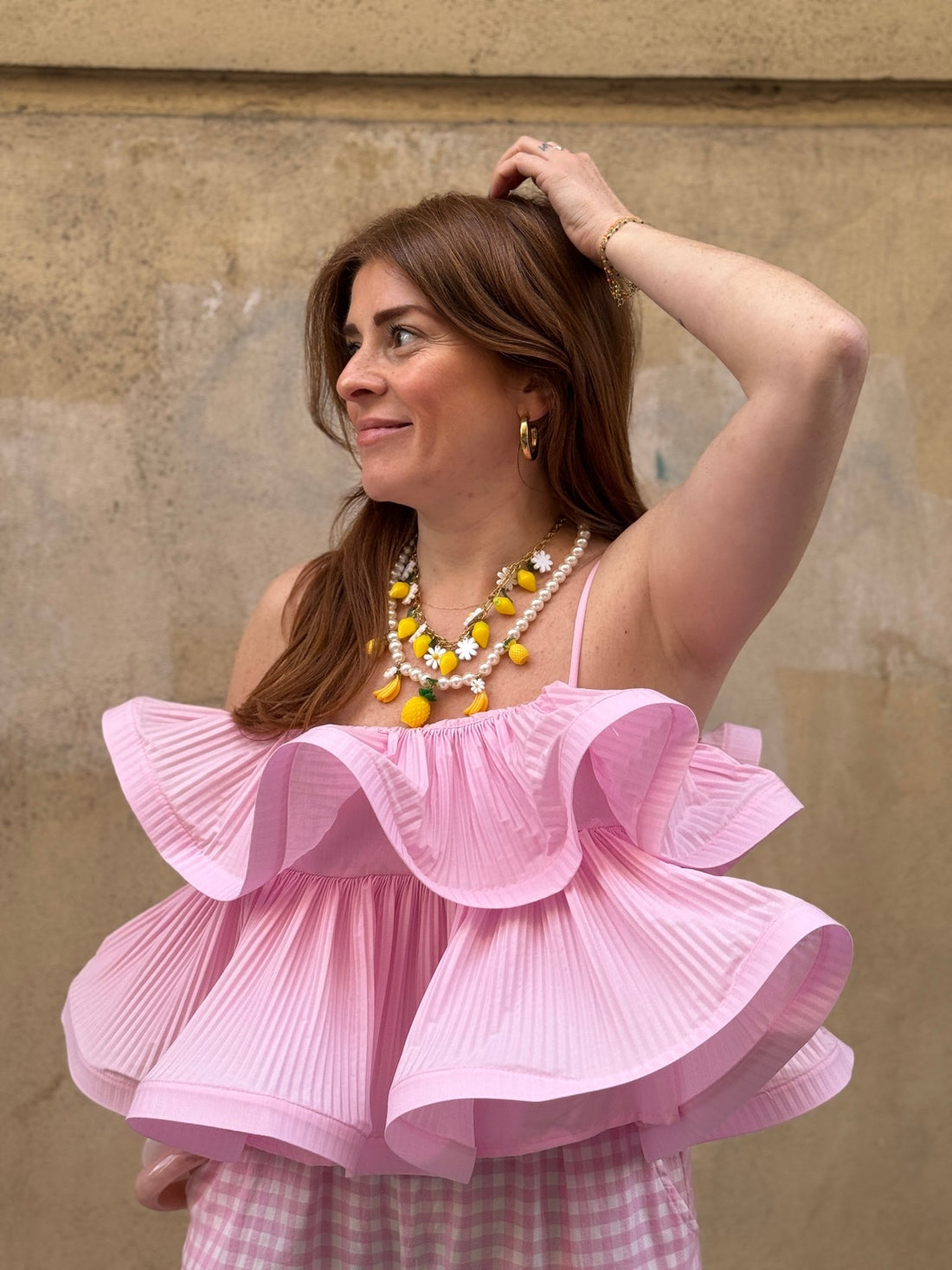 Top Lucie rose - Léone