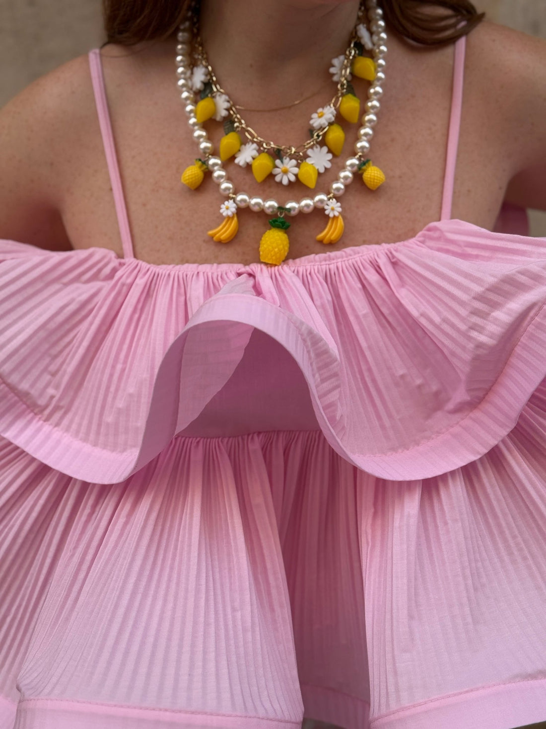 Top Lucie rose - Léone