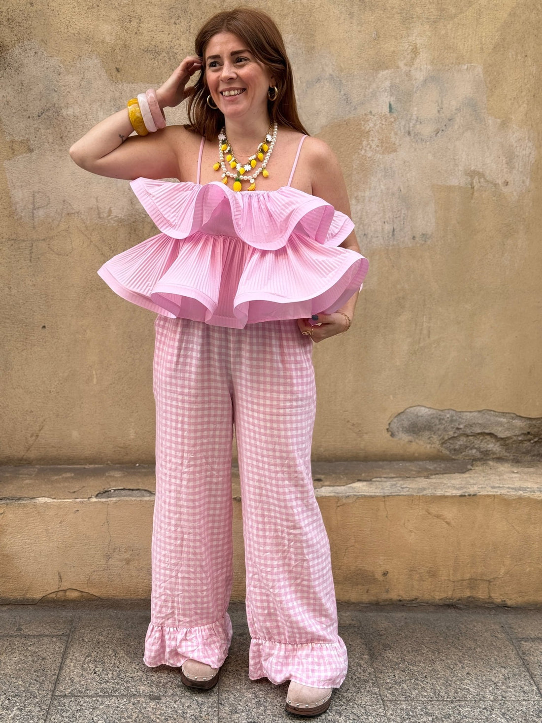 Top Lucie rose - Léone