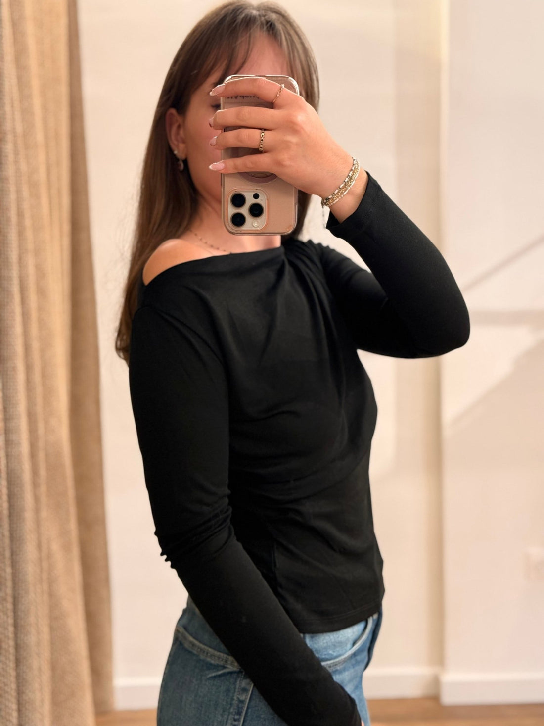 Top Mana noir - Léone