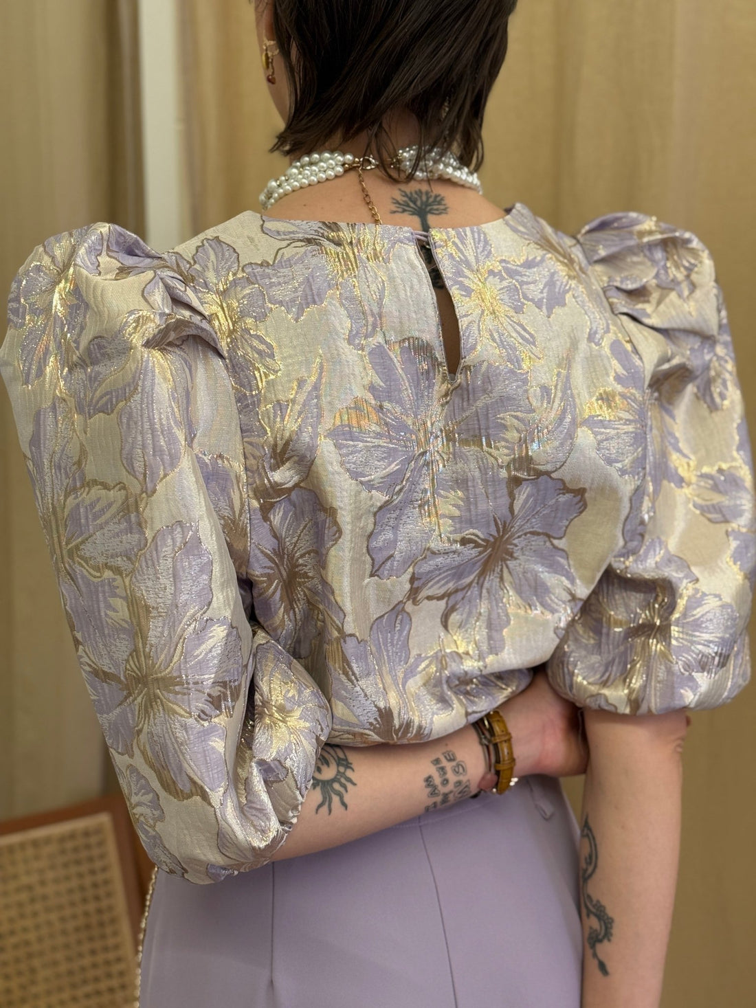 Top Sirine violet - Léone