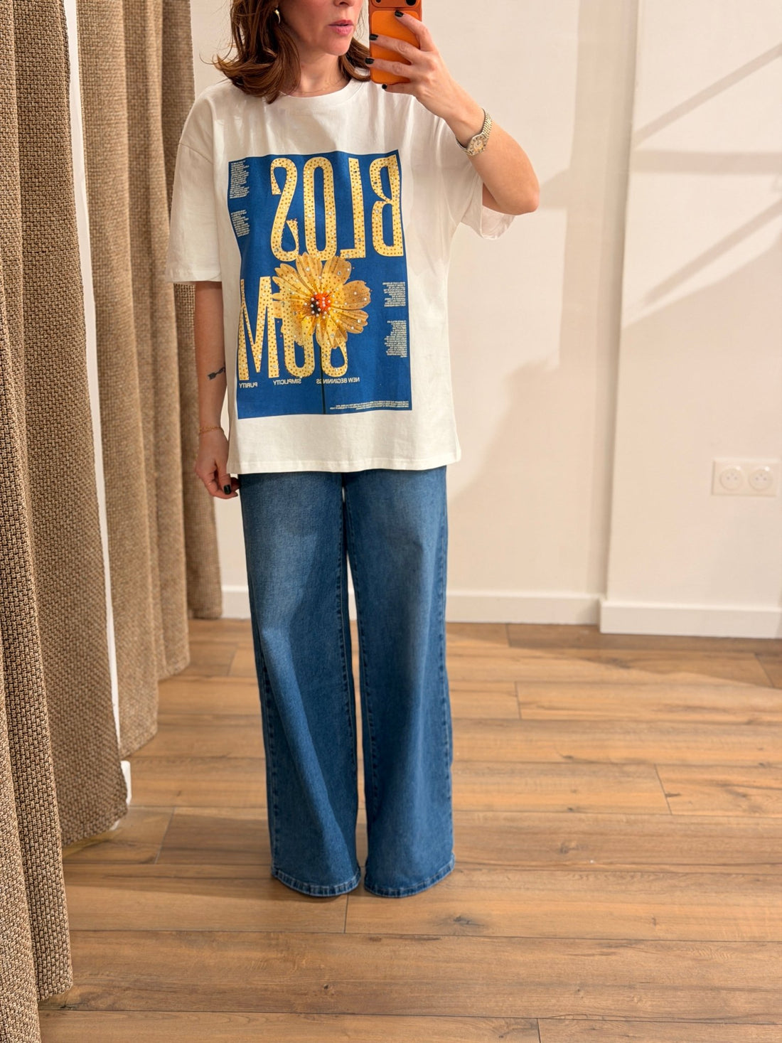 Tshirt Blossom blanc - Léone