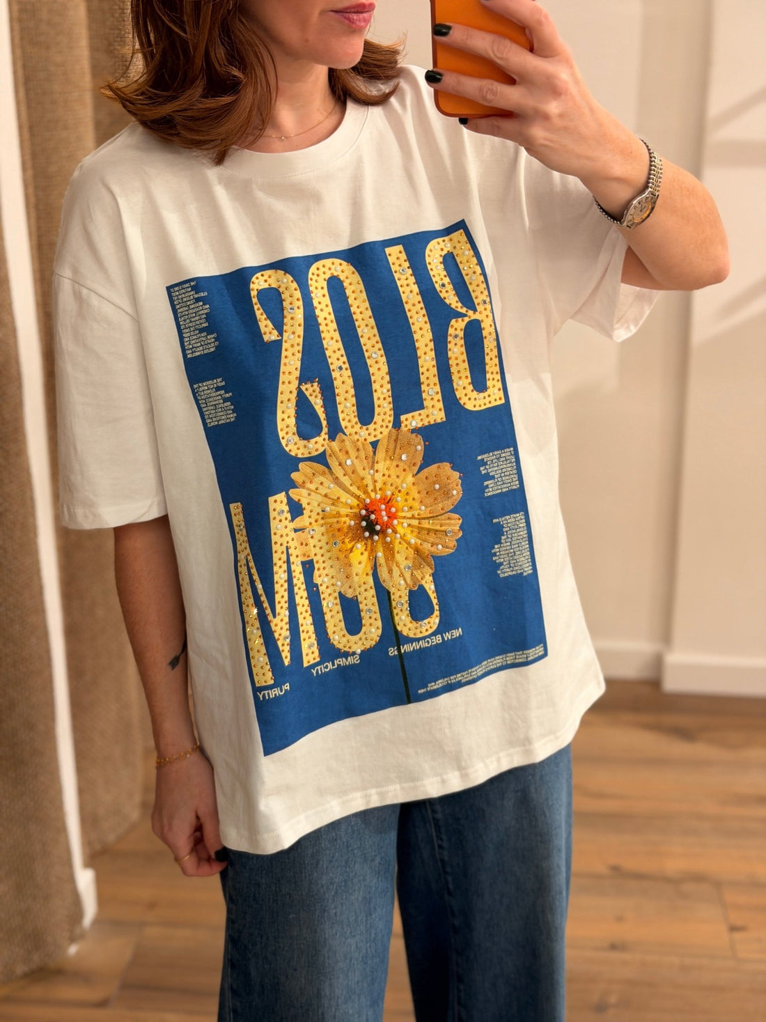 Tshirt Blossom blanc - Léone