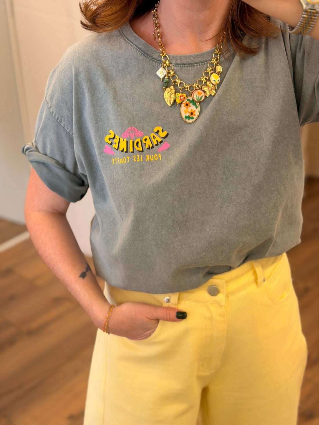 Tshirt Dean gris - Léone