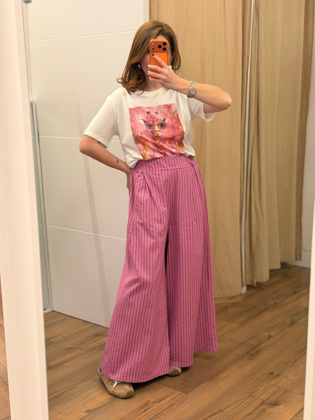 Tshirt Girafe blanc - Léone