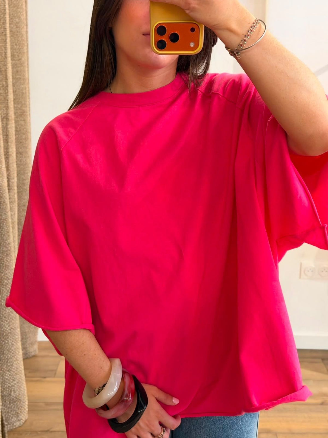 Tshirt Pablo fuschia - Léone