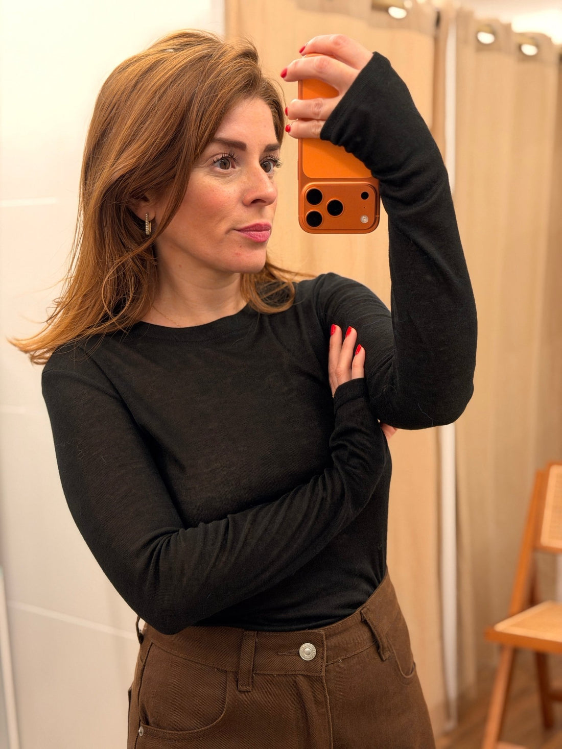 Tshirt purple noir - Léone