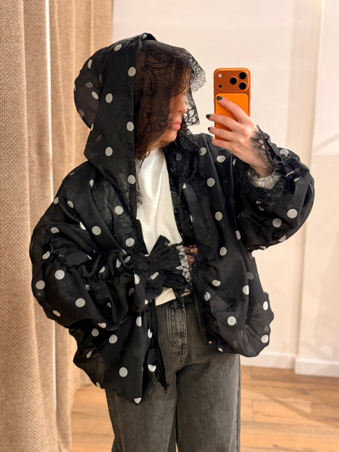 Veste a pois Candy - Léone