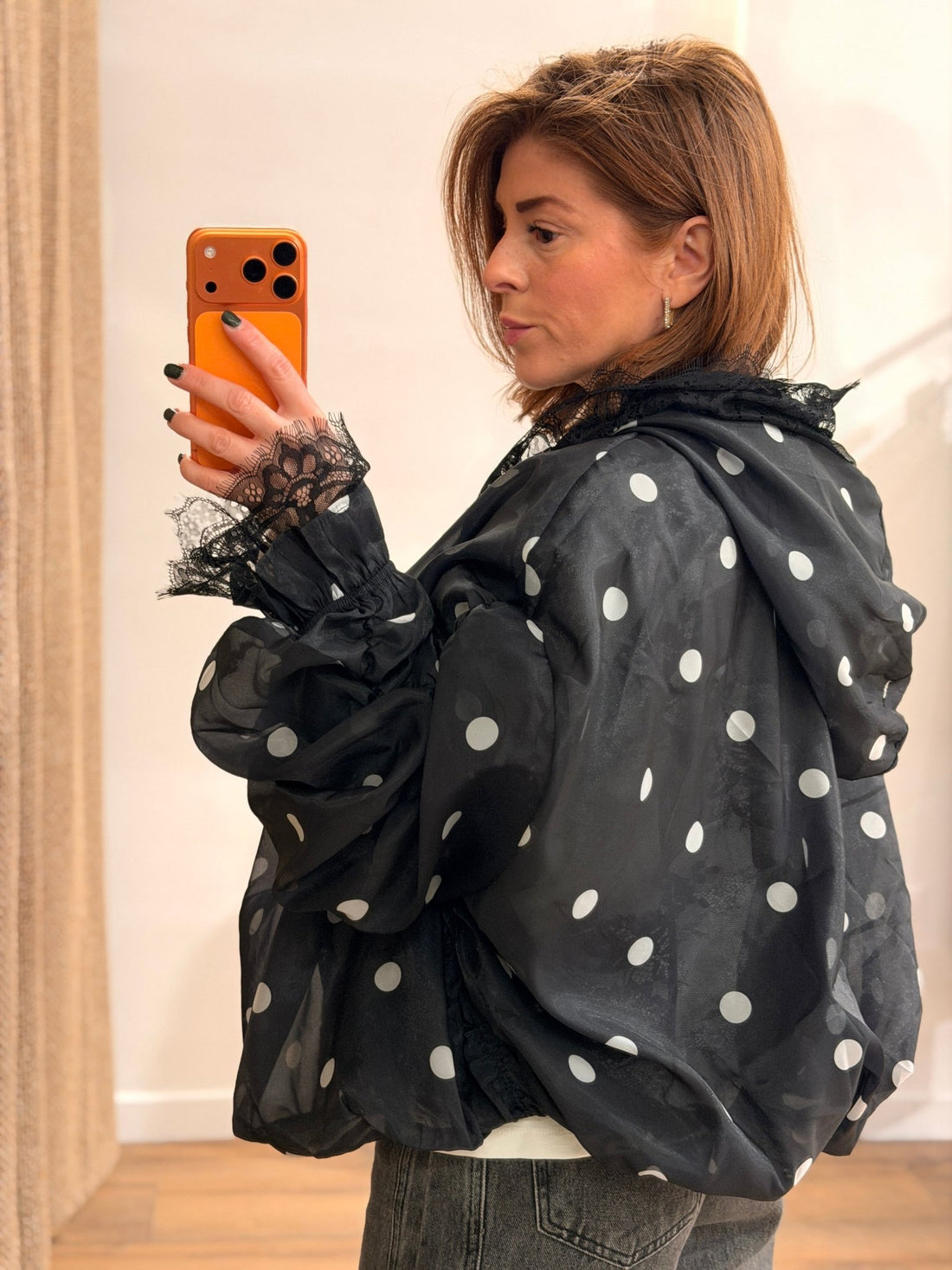 Veste a pois Candy - Léone