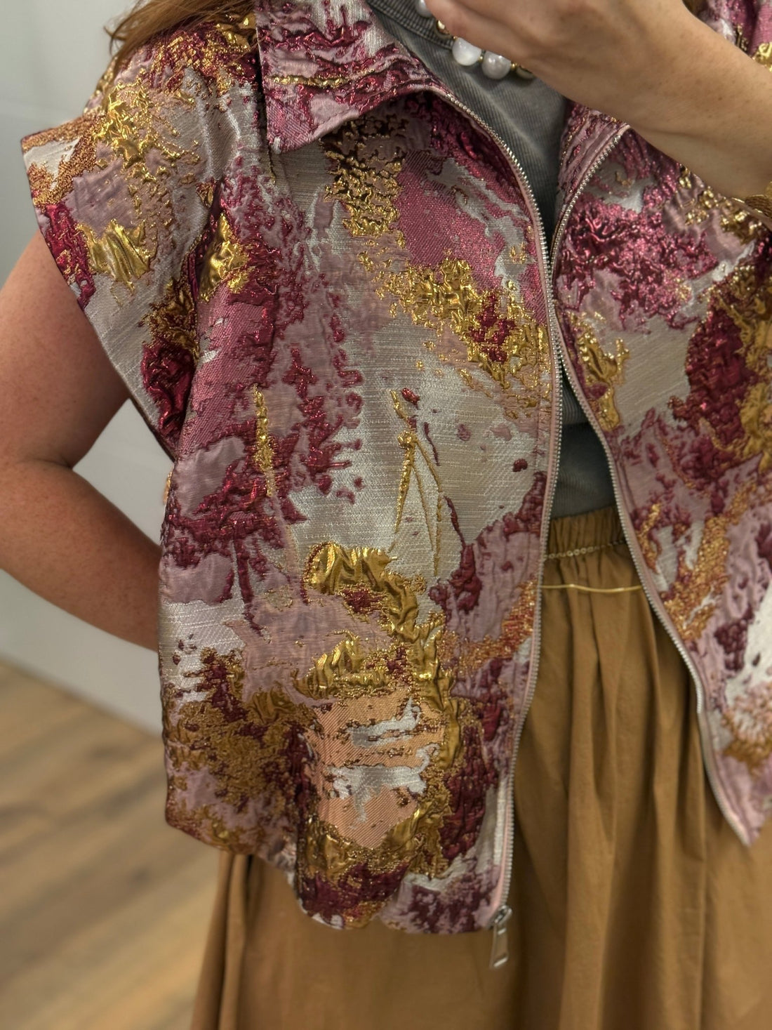 Veste Armonie rose - Léone