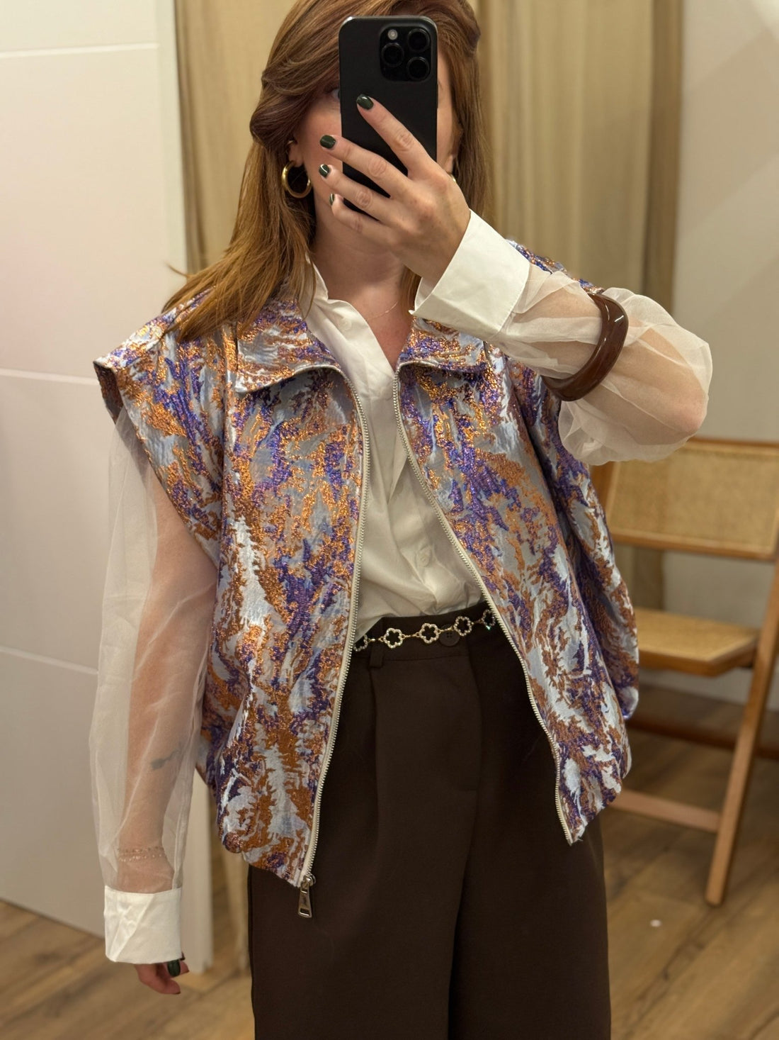 Veste Armonie violine - Léone