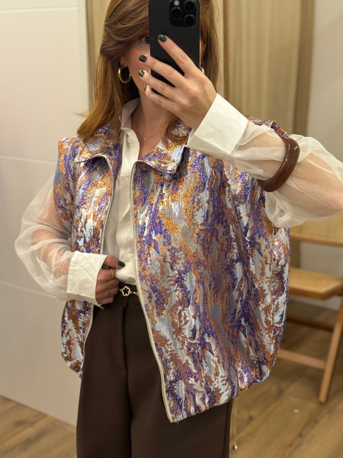 Veste Armonie violine - Léone