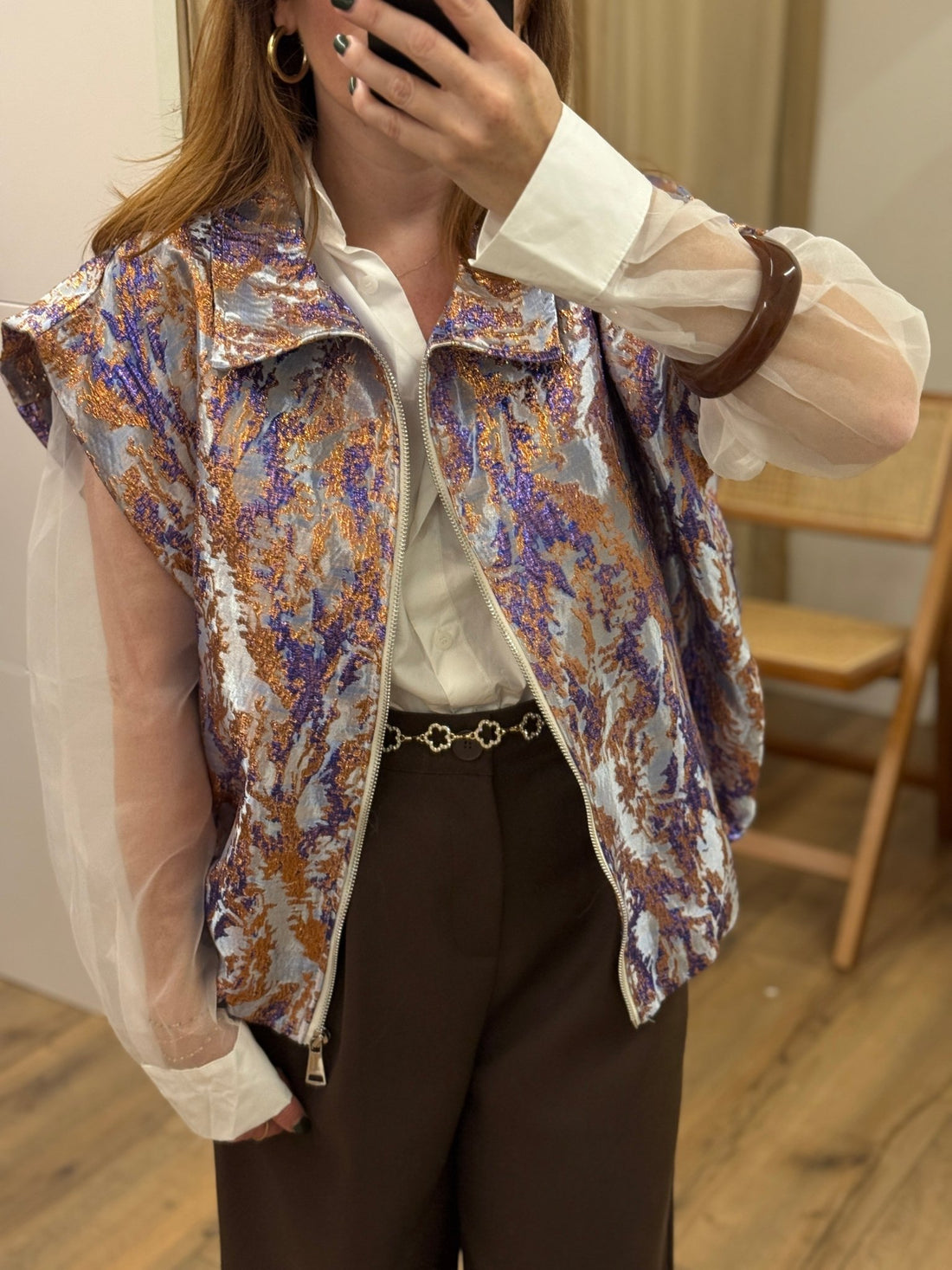 Veste Armonie violine - Léone