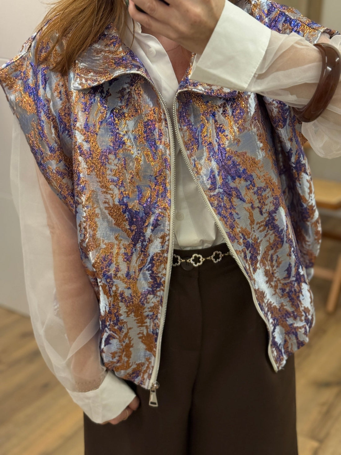 Veste Armonie violine - Léone