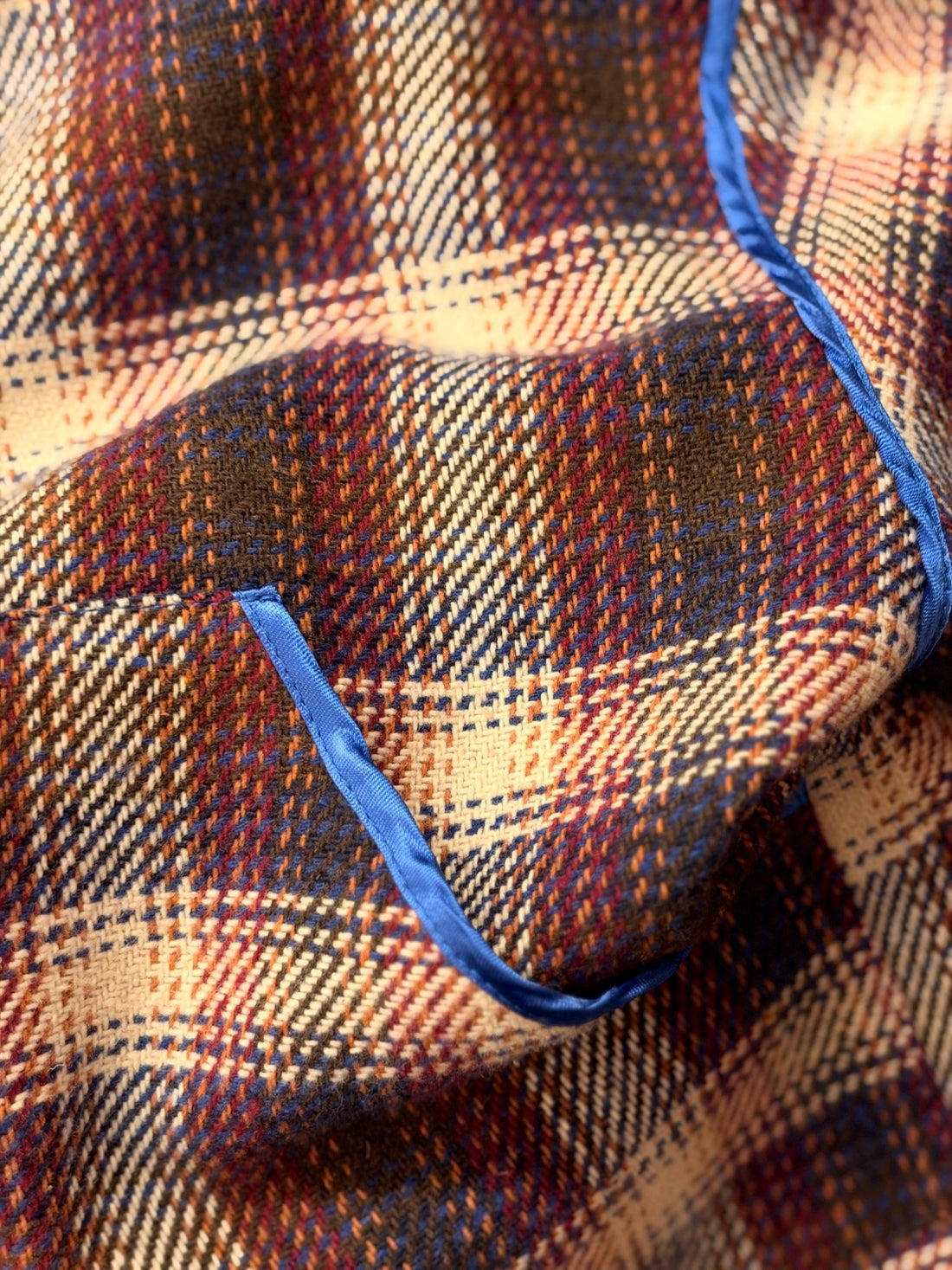 Veste kimono à carreaux - Léone
