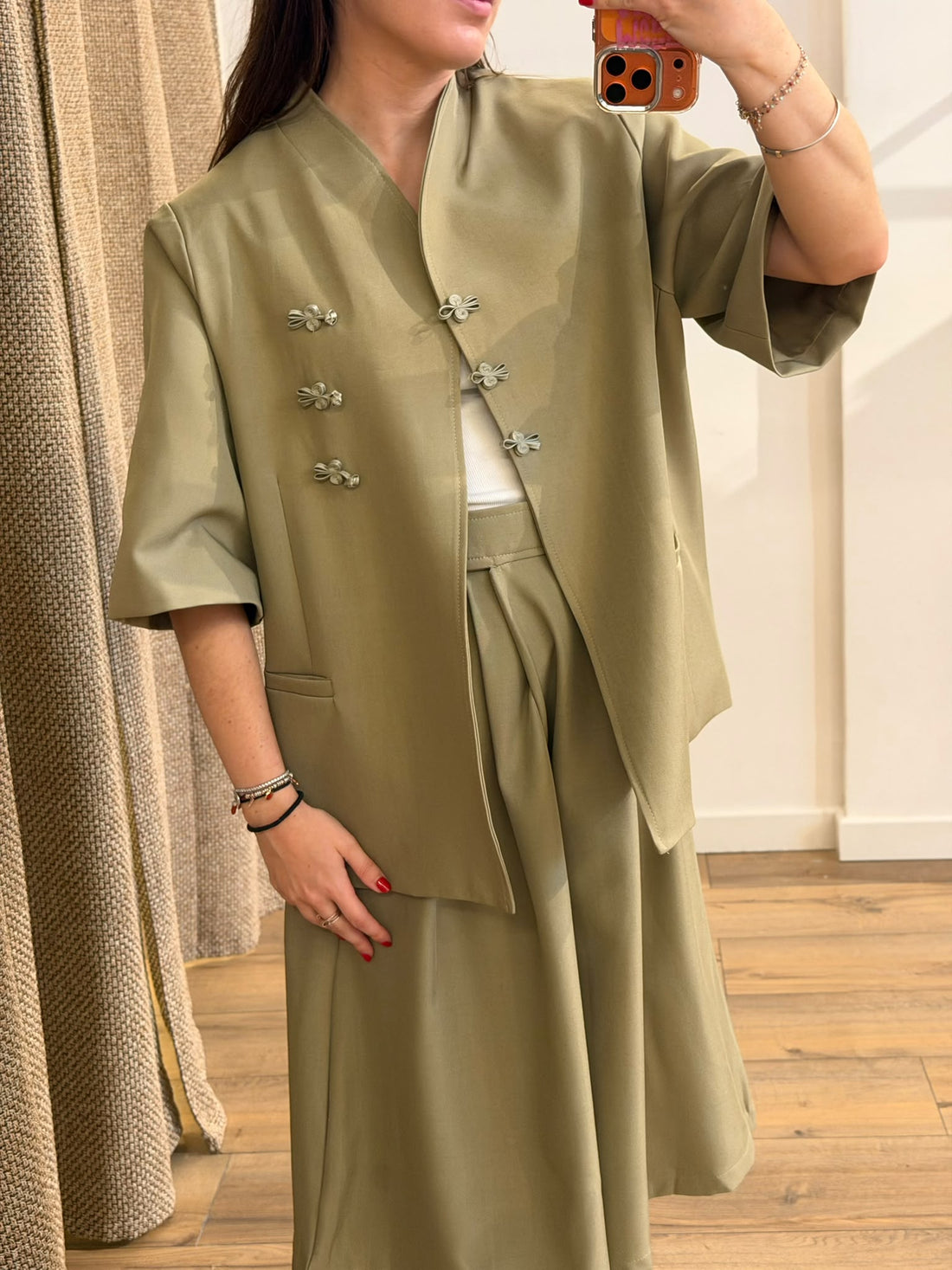 Veste Krylin kaki - Léone