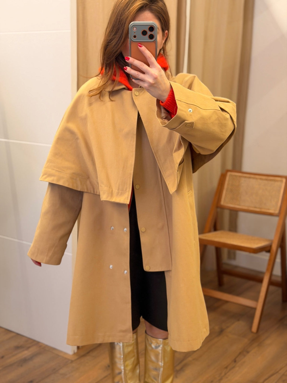 Veste lova beige - Léone