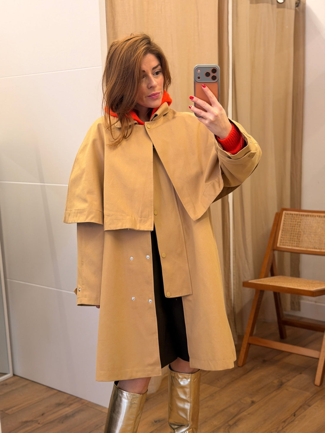 Veste lova beige - Léone