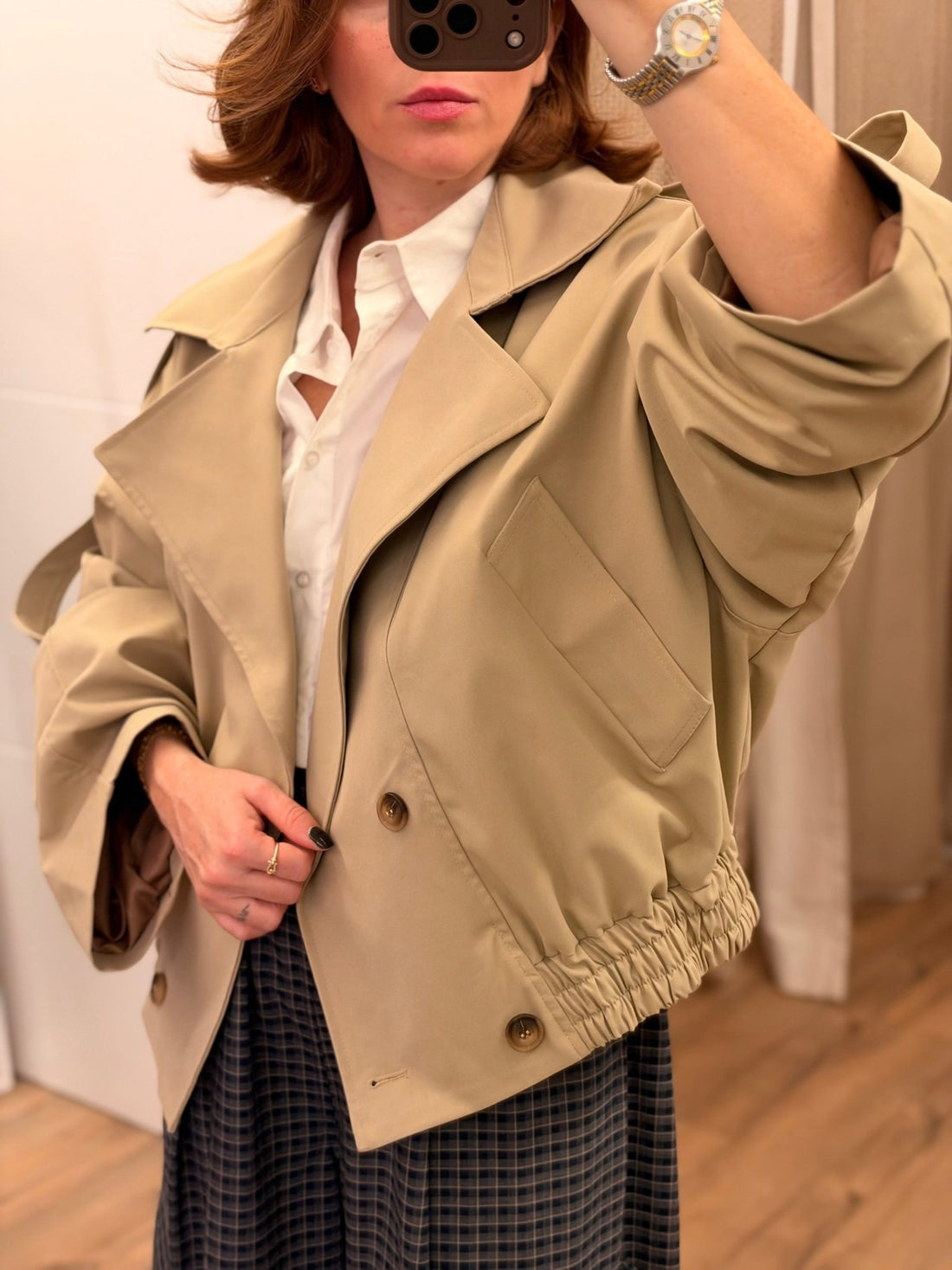 Veste Mason beige - Léone