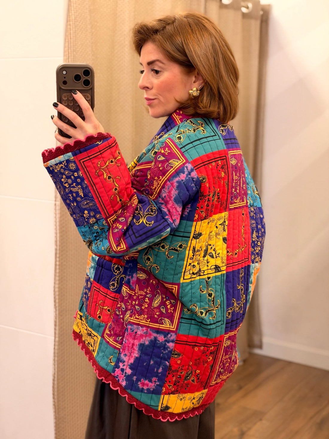 Veste matelassée épaisse multi - Léone
