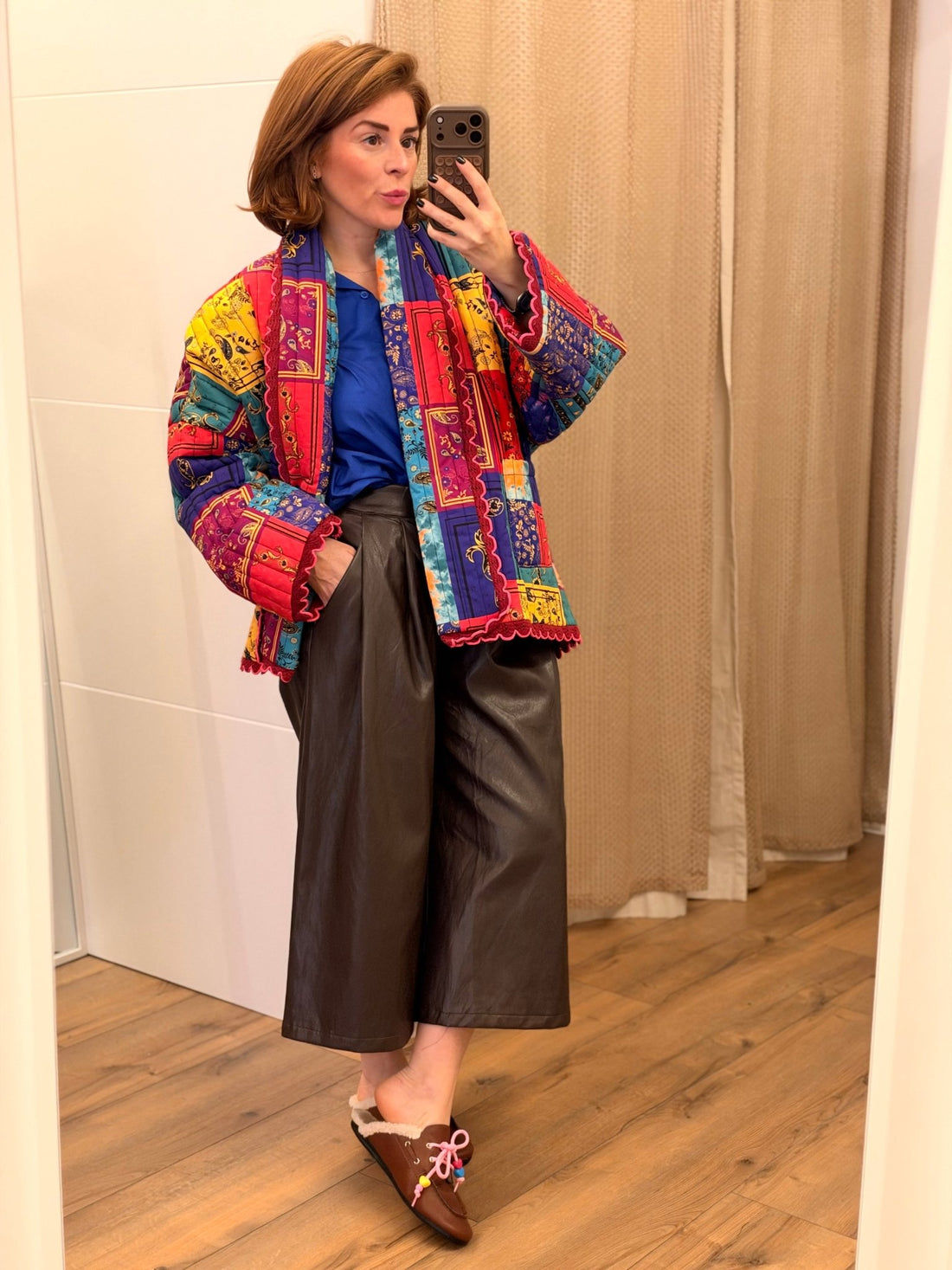 Veste matelassée épaisse multi - Léone