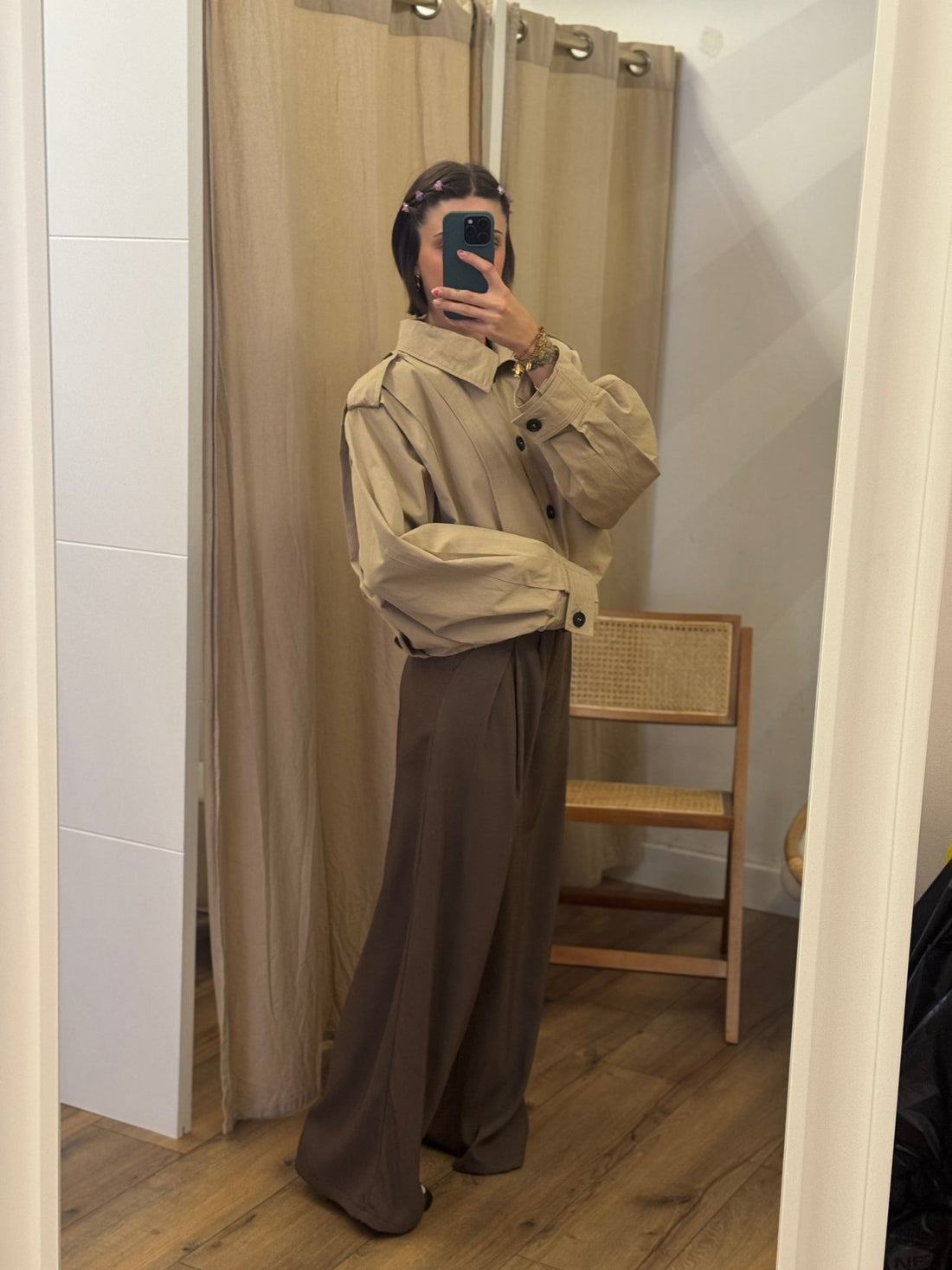 Veste Meva beige - Léone