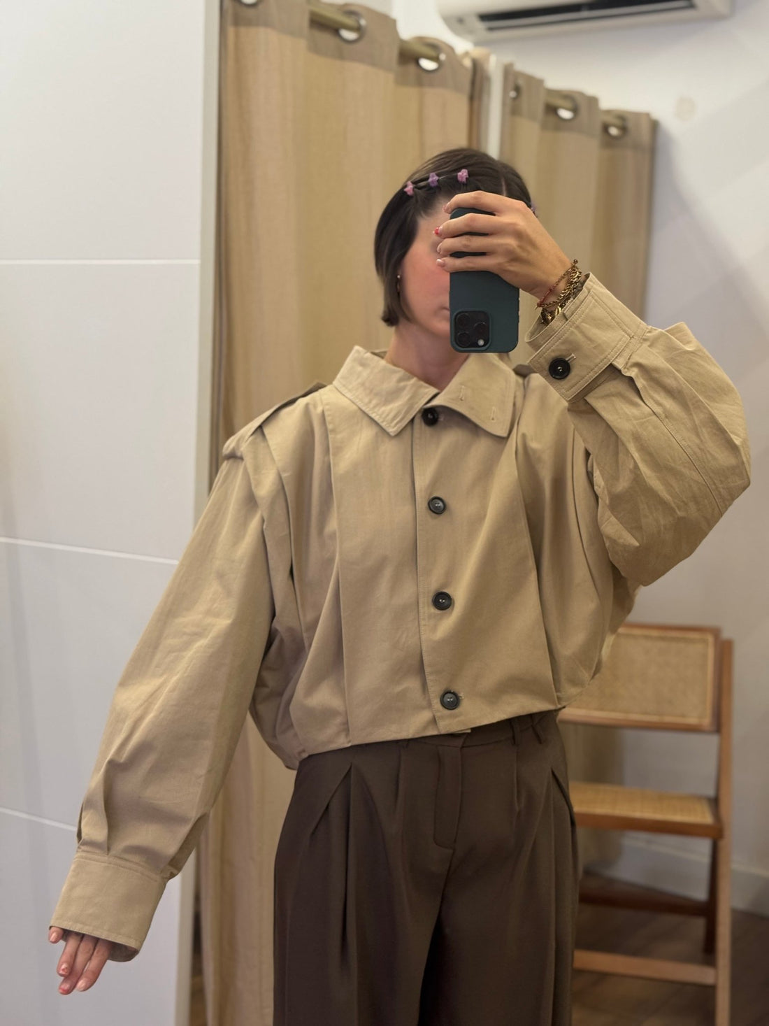 Veste Meva beige - Léone