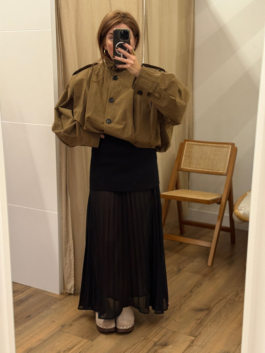 Veste Meva kaki - Léone