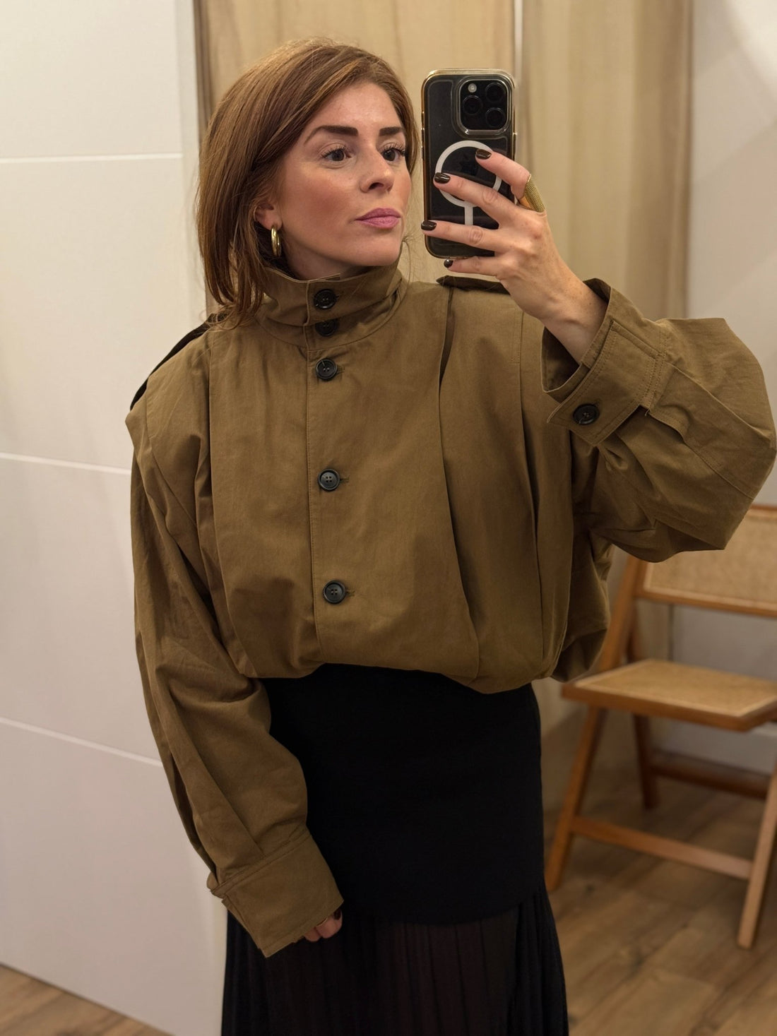 Veste Meva kaki - Léone